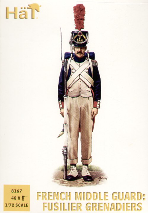 HAT Industrie HAT8167 1:72 Napoleonic French Middle Guard x 48