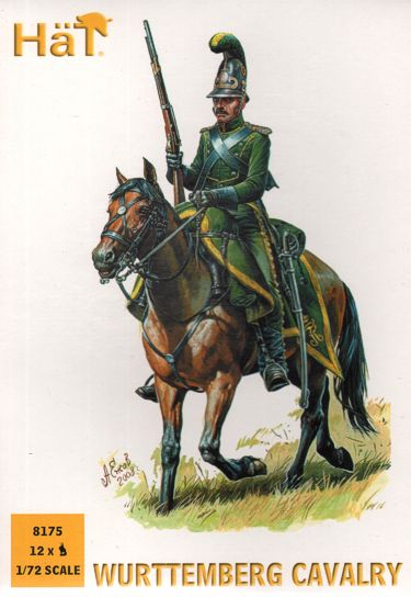 HAT Industrie HAT8175 1:72 Wurttemberg Cavalry Napoleonic x 12 mounted figures