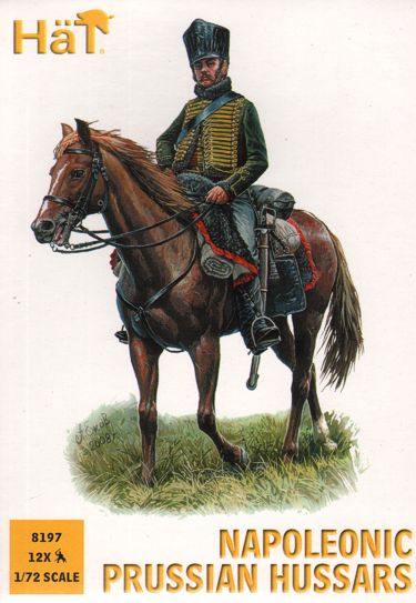 HAT Industrie HAT8197 1:72 Prussian Hussars Napoleonic x 12 mounted figures