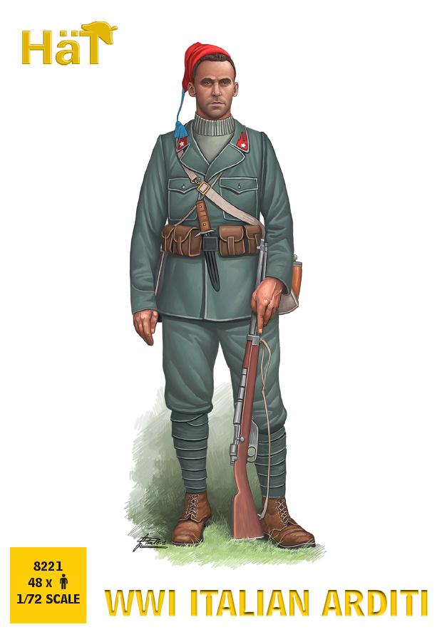 HAT Industrie HAT8221 1:72 *WWI Italian Arditi x 48