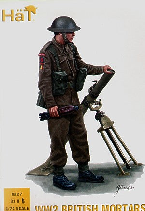 HAT Industrie HAT8227 1:72 British Mortar Team