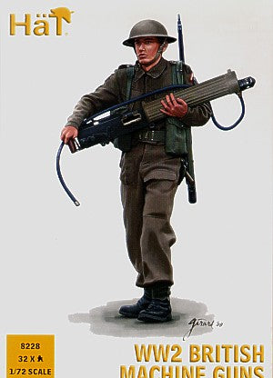 HAT Industrie HAT8228 1:72 British Machine Gun Team