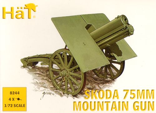 HAT Industrie HAT8244 1:72 WWI Skoda 75mm Mountain Gun