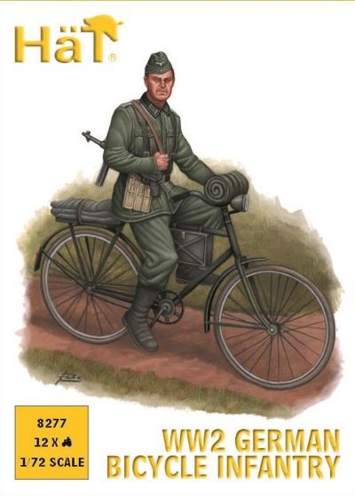 HAT Industrie HAT8277 1:72 WWII German Bicycle Infantry