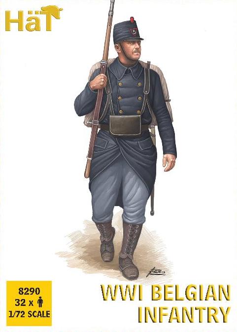 HAT Industrie HAT8290 1:72 WWI Belgian Infantry
