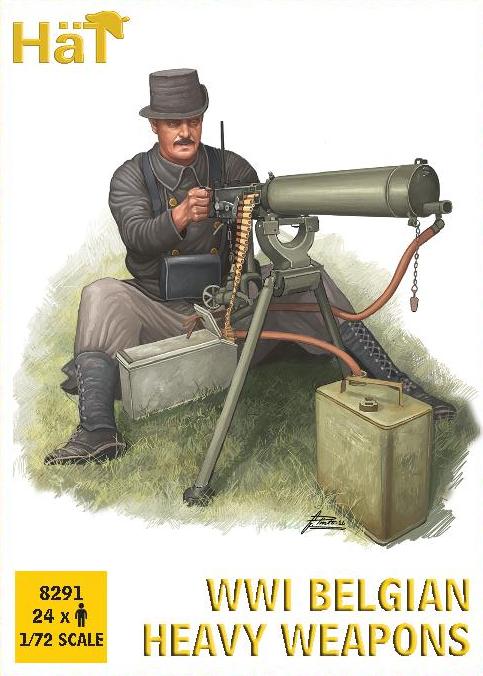 HAT Industrie HAT8291 1:72 WWI Belgian Heavy Weapons E28B
