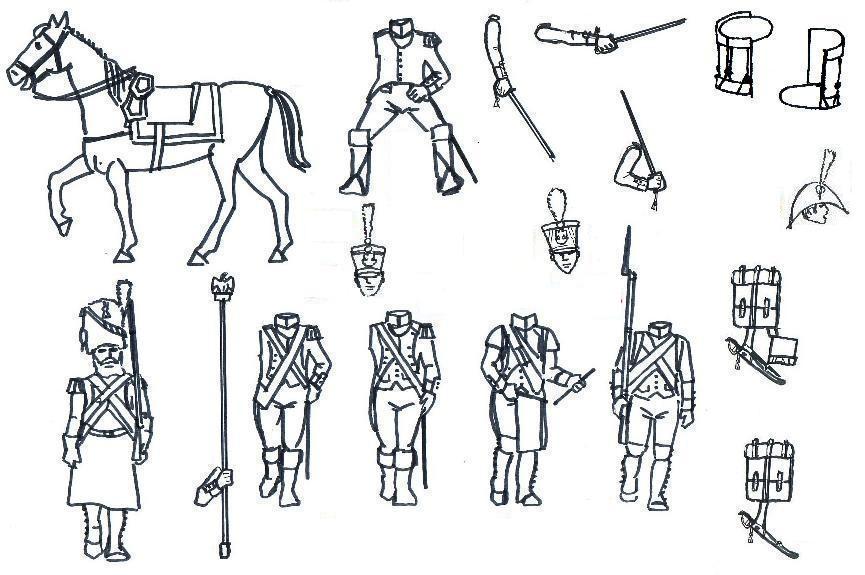 HAT Industrie HAT8297 1:72 Napoleonic French command