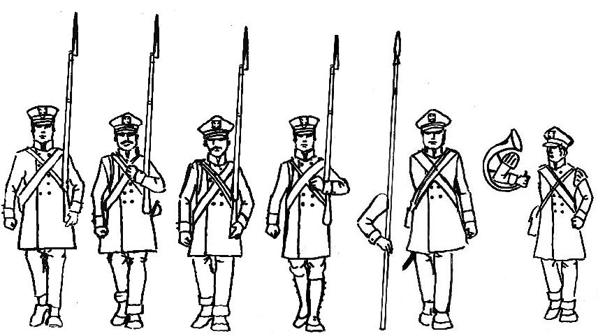 HAT Industrie HAT8309 1:72 Prussian Landwehr Marching 56 figures/box)