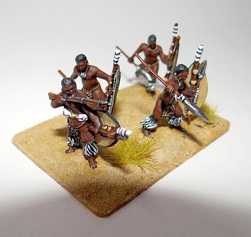 HAT Industrie HAT8316 1:72 Unmarried Zulu warriors