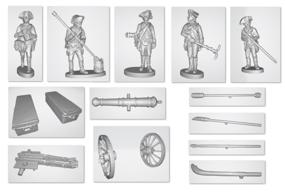 HAT 8345 AWI British Artillery 1:72