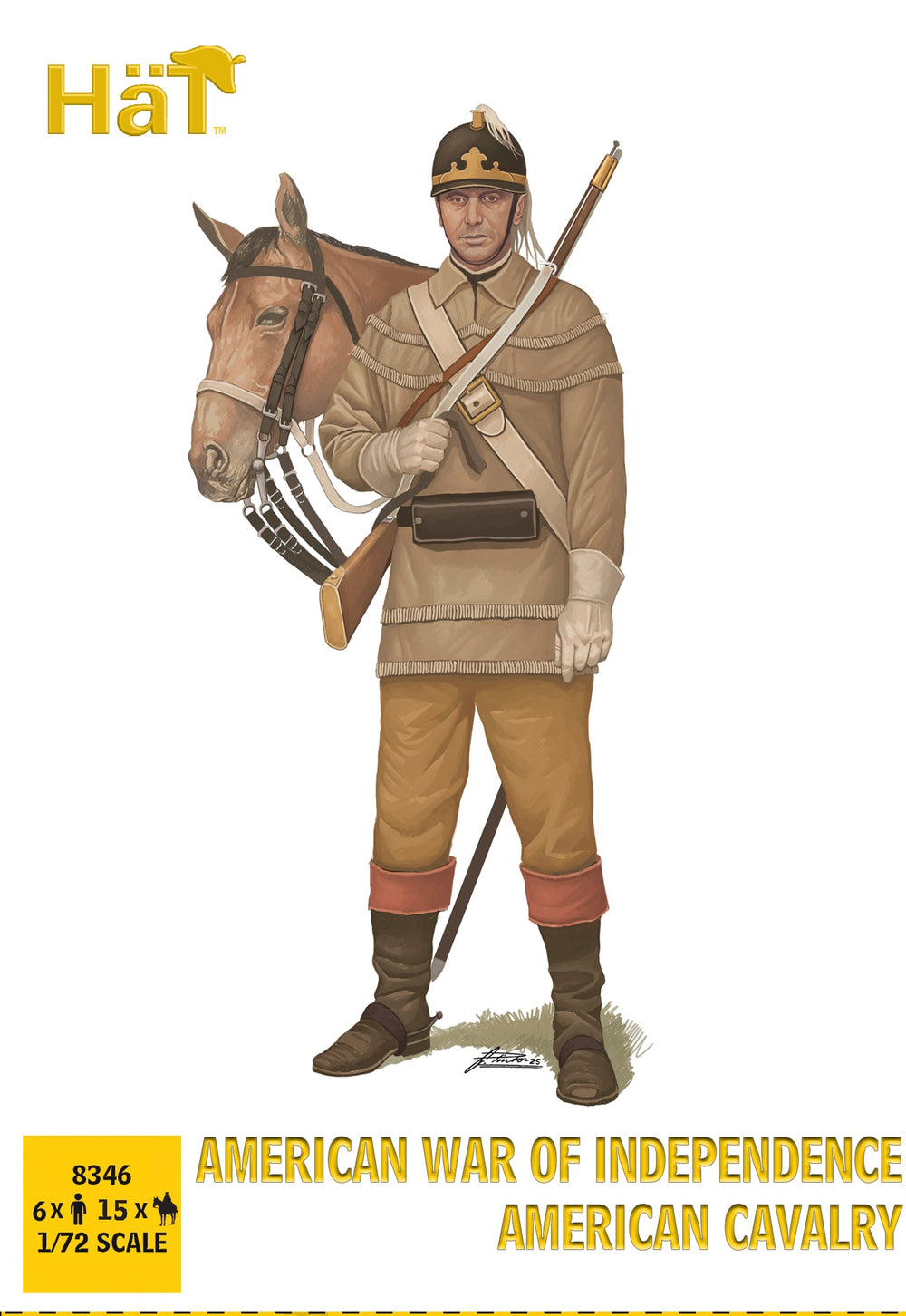 HAT Industrie HAT8346 1:72 American War of Independence American Cavalry