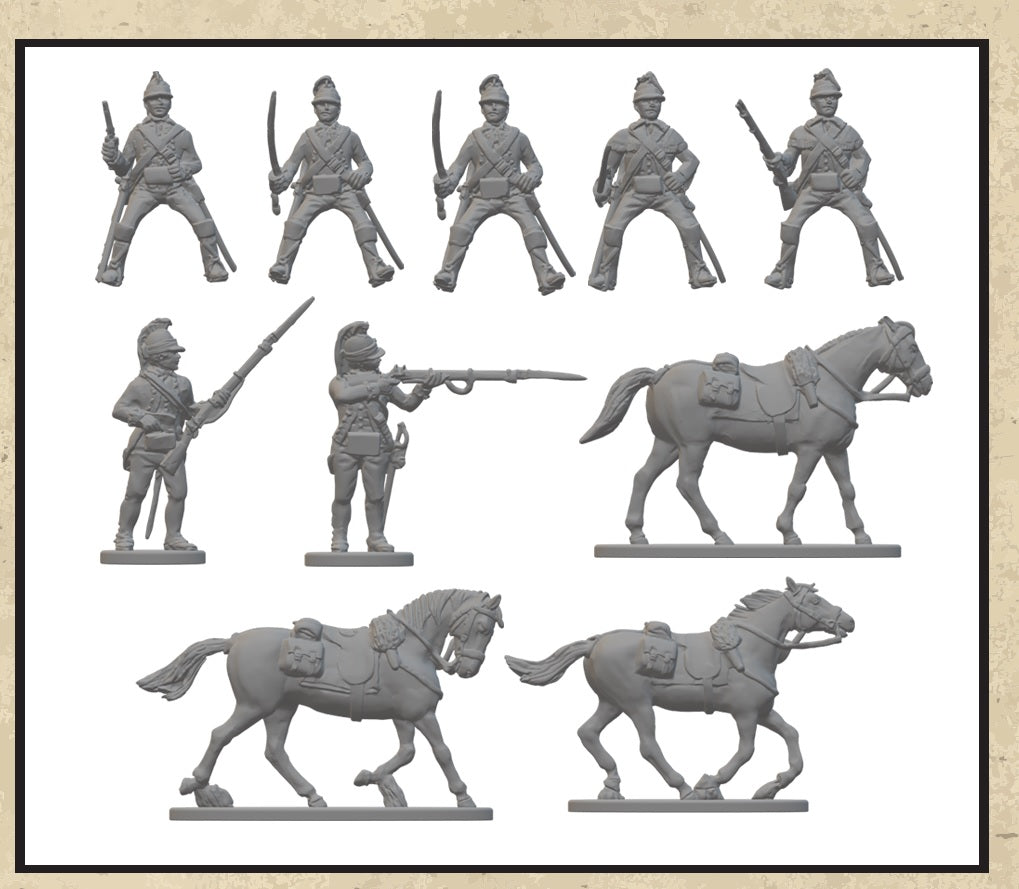 HAT Industrie HAT8346 1:72 American War of Independence American Cavalry