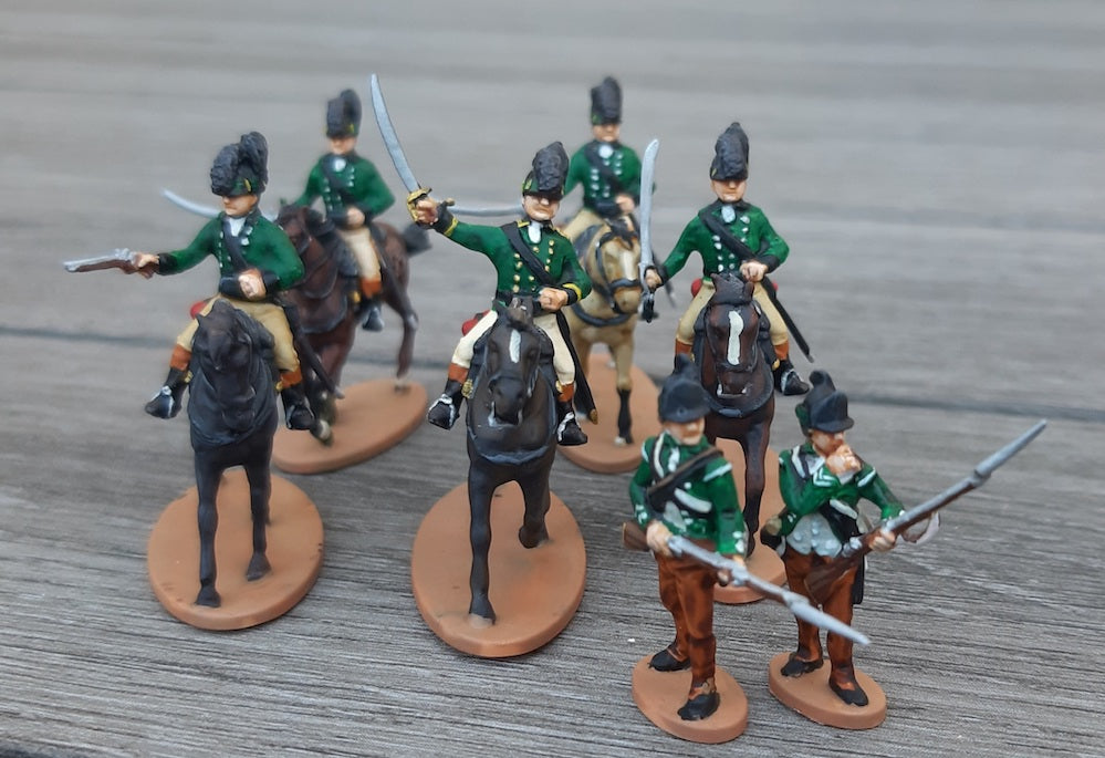 HAT 8347 AWI British Cavalry (7 Figures + 3 Horses) 1:72