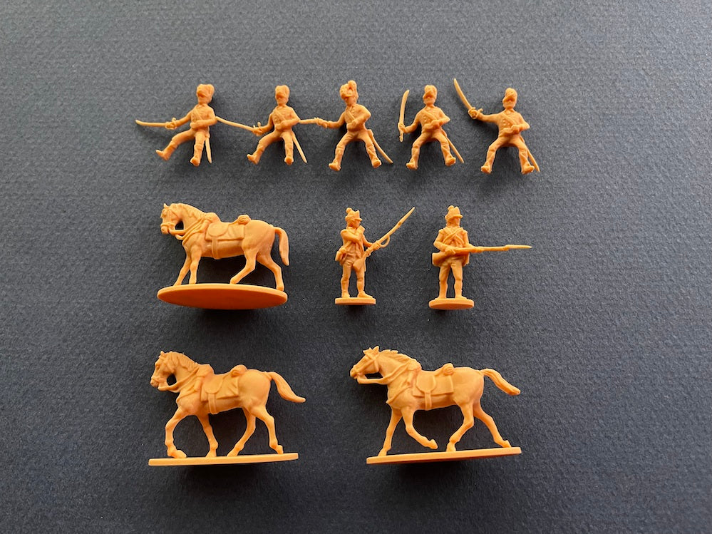 HAT 8347 AWI British Cavalry (7 Figures + 3 Horses) 1:72