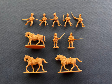 HAT 8347 AWI British Cavalry (7 Figures + 3 Horses) 1:72