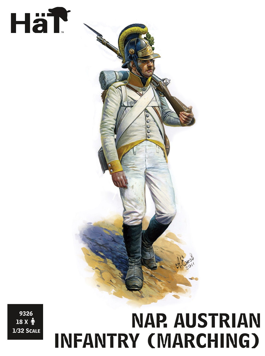HAT Industrie HAT9326 1:32 Napoleonic Austrian Marching