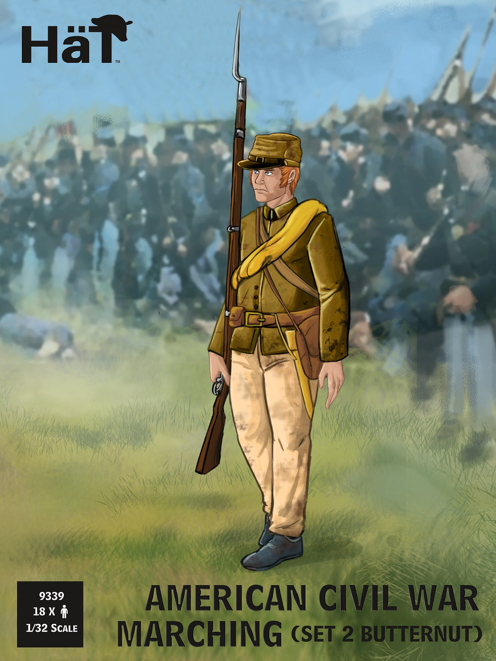 HAT Industrie HAT9339 1:32 American Civil War Marching