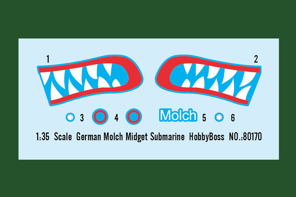 Hobby Boss HB80170 1:35 Molch Midget Submarine
