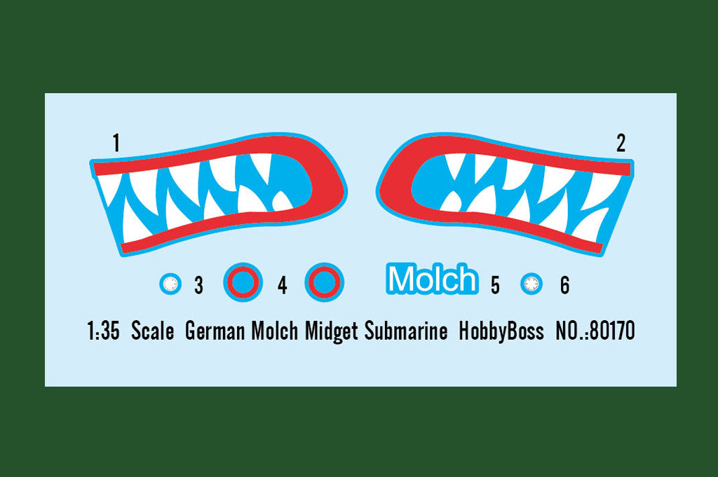 Hobby Boss HB80170 1:35 Molch Midget Submarine