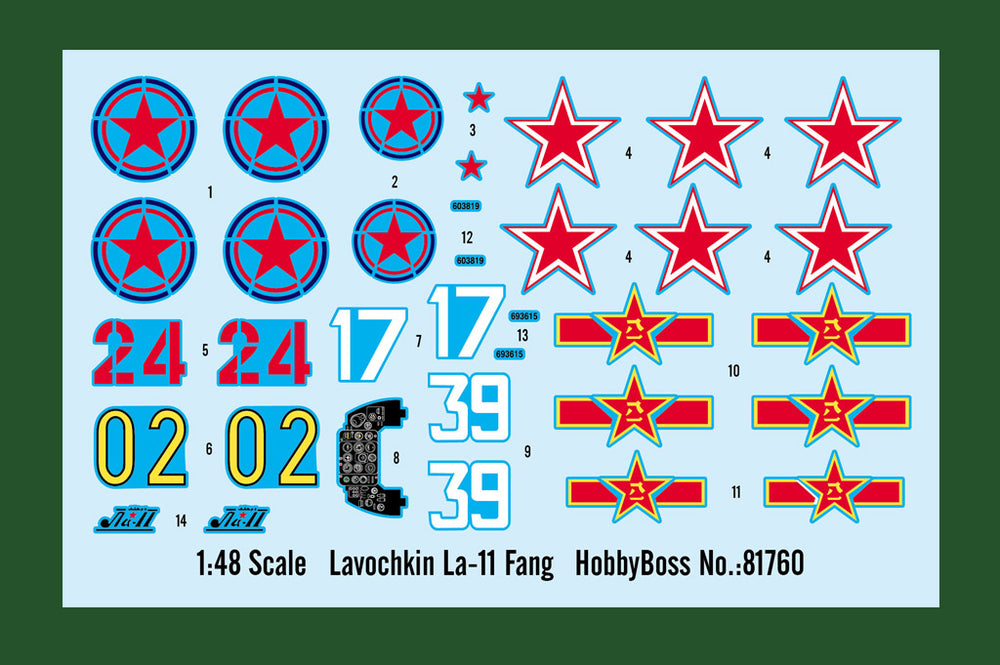 Hobby Boss HB81760 1:48 Lavochkin La-11 Fang