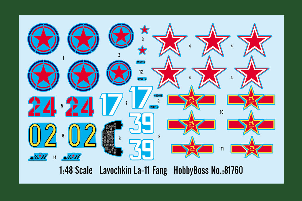 Hobby Boss HB81760 1:48 Lavochkin La-11 Fang