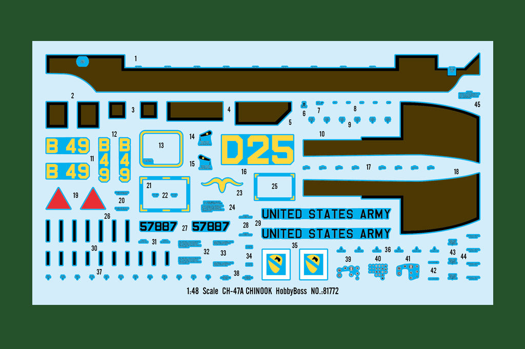 Hobby Boss HB81772 1:48 Boeing CH-47A Chinook