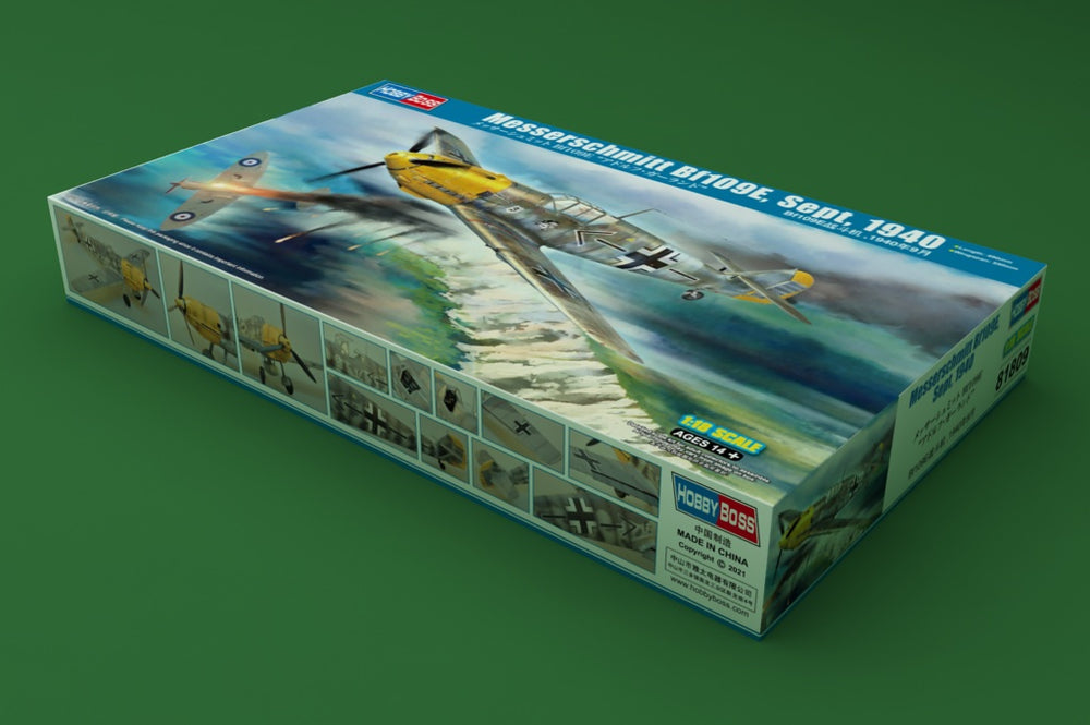 Hobby Boss HB81809 1:18 Messerschmitt Bf-109E-4 Sept 1940 1:72