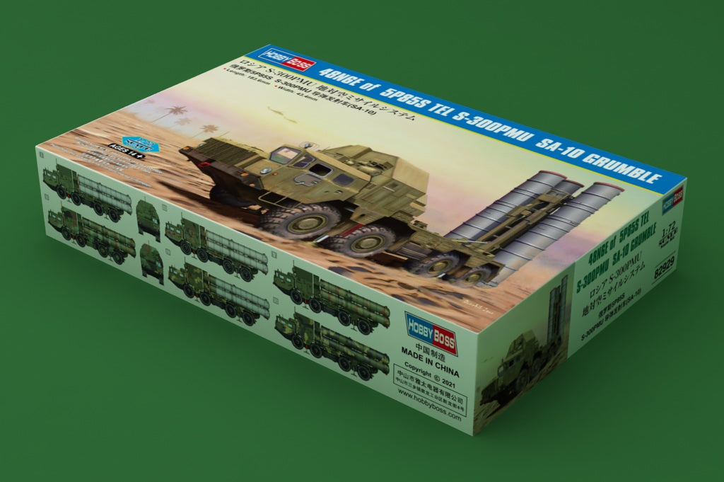 Hobby Boss HB82929 1:72 48N6E 5P85S TEL S-300OMU SA-10 Grumble The S-300