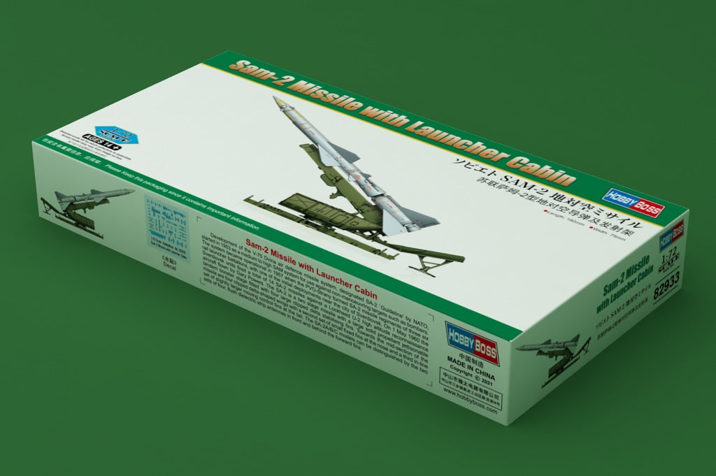 Hobby Boss HB82933 1:72 Sam-2 Missile with Launcher Cabin