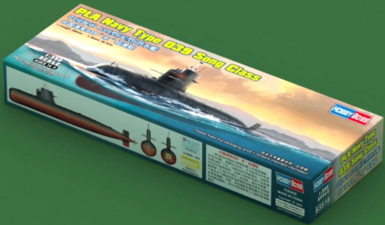 Hobby Boss HB83518 1:350 PLA Navy Type 039 Song Class with display stand