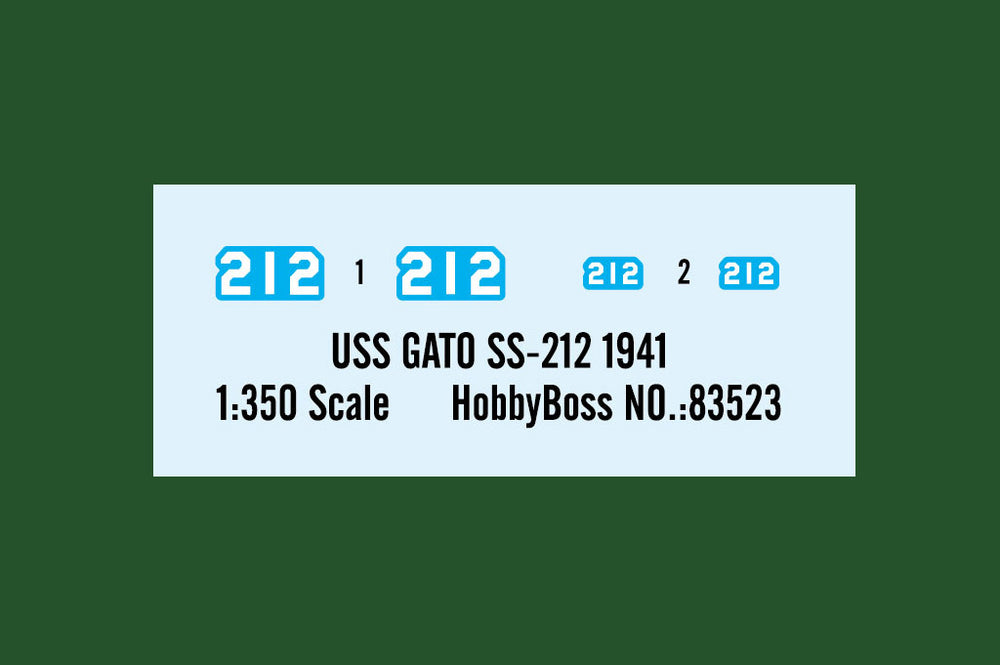 Hobby Boss HB83523 1:350 USS Gato SS-212 1941