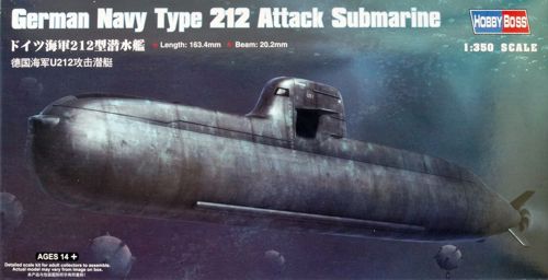 Hobby Boss HB83527 1:350 DKM Type 212 Attack Submarine