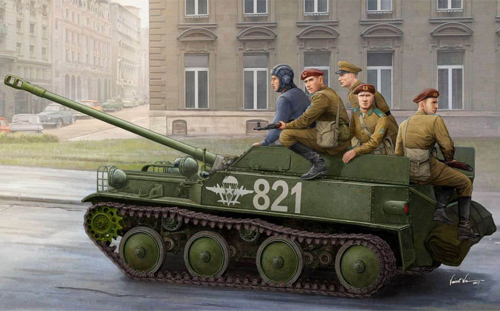 Hobby Boss HB83896 1:35 Russian ASU-57 Tank Destroyer