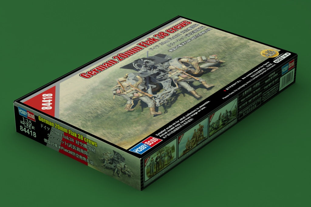 Hobby Boss HB84418 1:35 German 20mm Flak 38 Crews