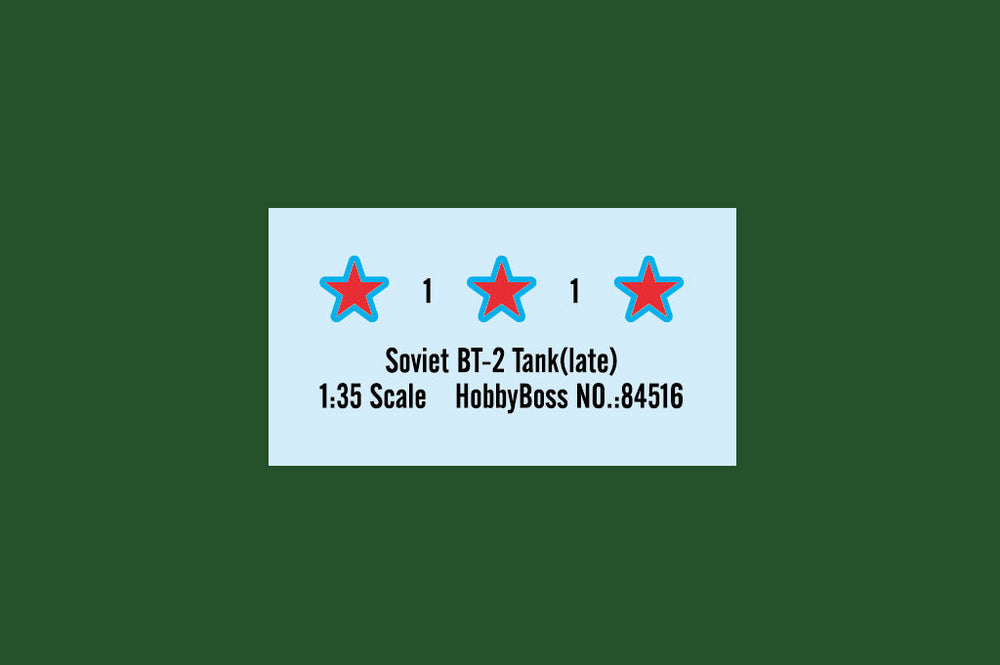 Hobby Boss HB84516 1:35 Soviet BT-2 Tank