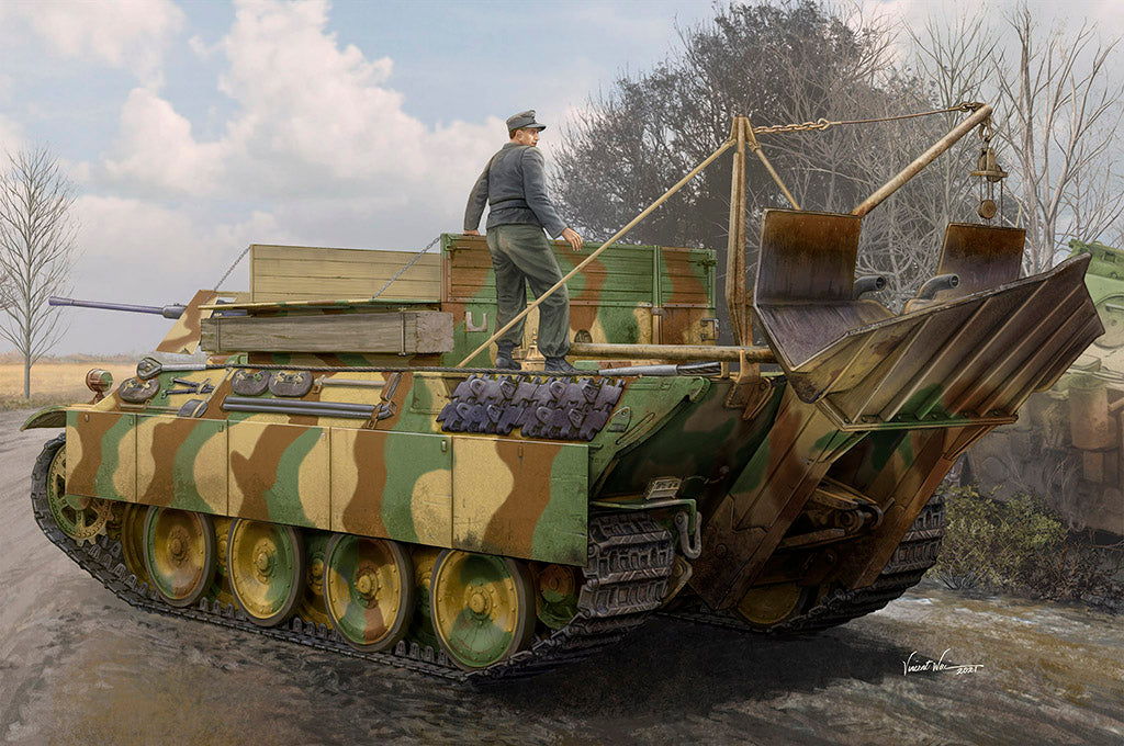 Hobby Boss HB84553 1:35 German Sd.Kfz.179 Bergepanther Ausf.G