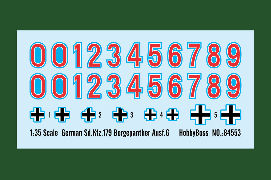 Hobby Boss HB84553 1:35 German Sd.Kfz.179 Bergepanther Ausf.G