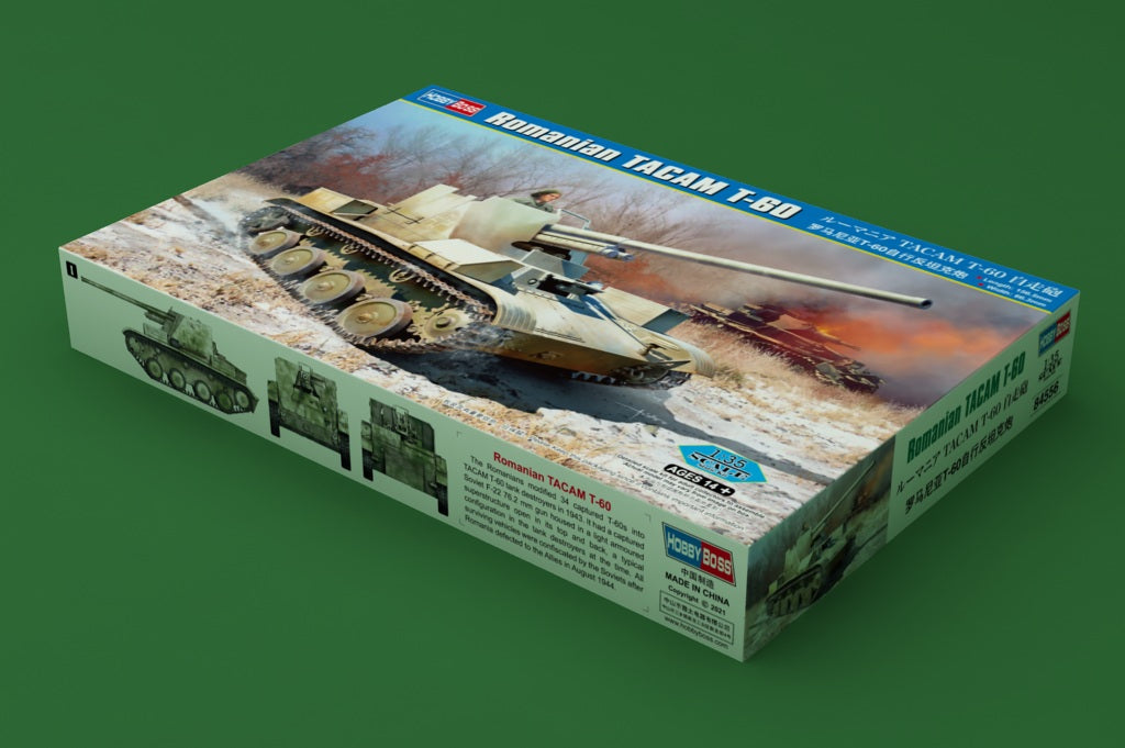 Hobby Boss HB84556 Romanian TACAM T-60 Tank Destroyer 1:35