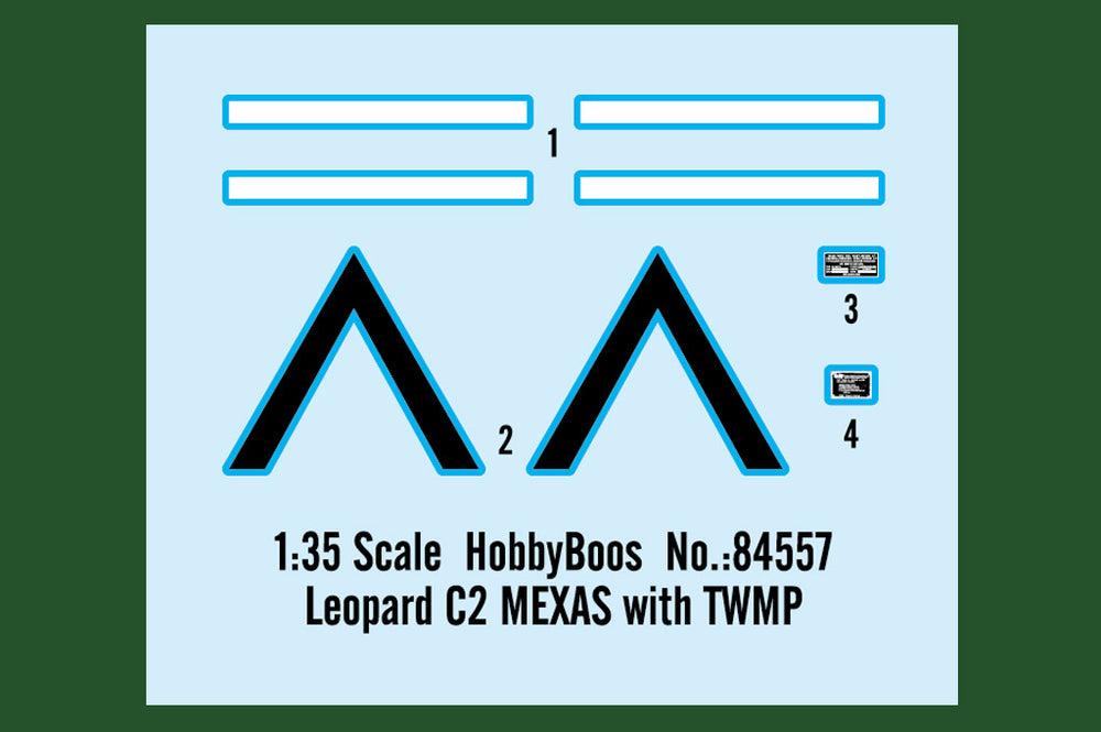 Hobby Boss HB84557 Leopard C2 MEXAS with TWMP 1:35