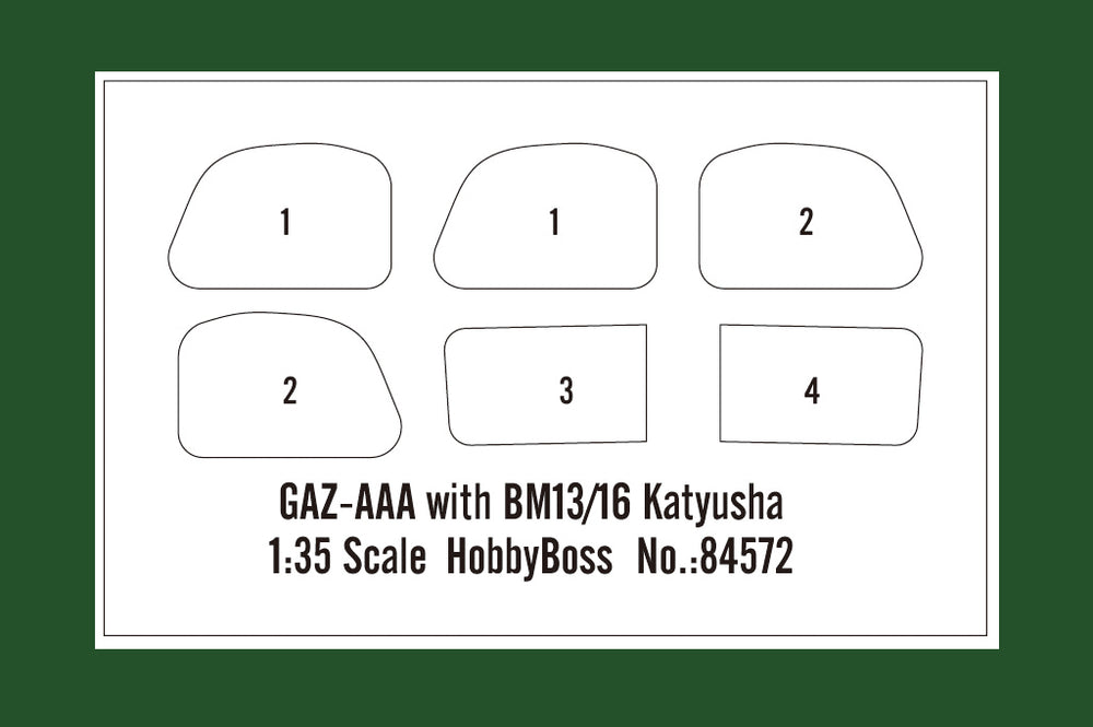Hobby Boss HB84572 Gaz-AAA with BM13/16 Katyusha 1:35