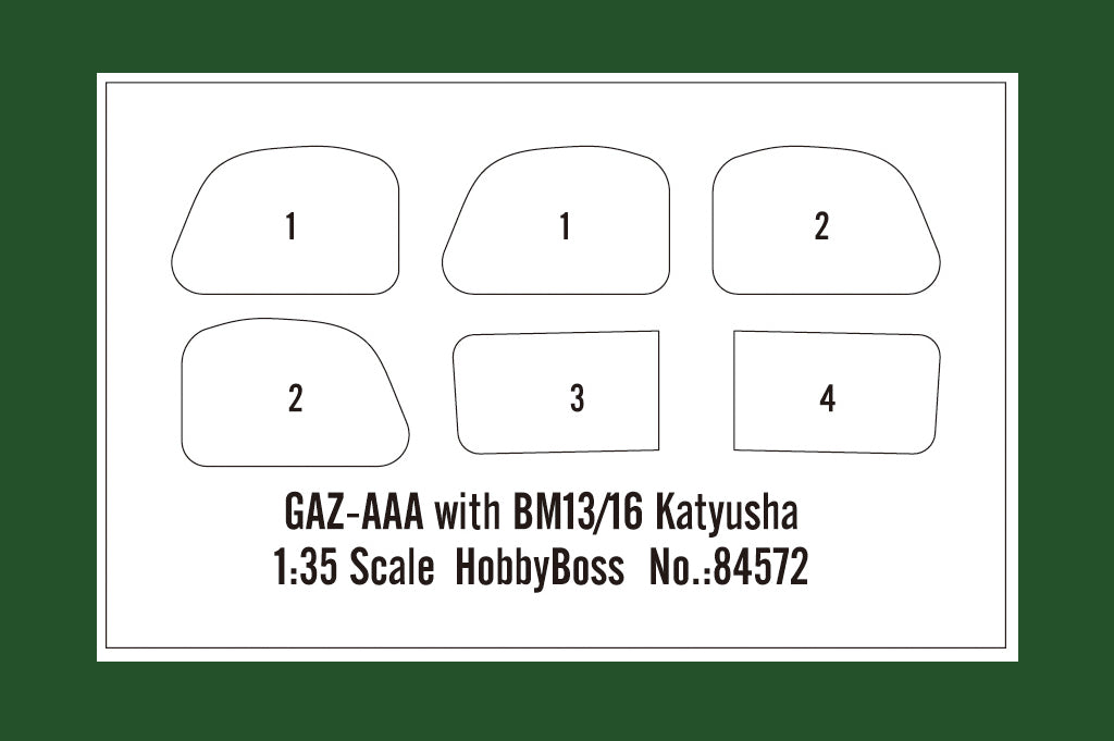 Hobby Boss HB84572 Gaz-AAA with BM13/16 Katyusha 1:35