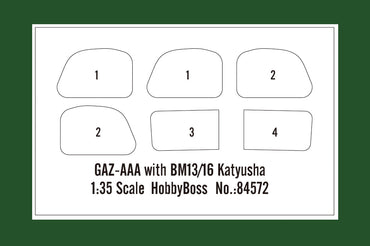 Hobby Boss HB84572 Gaz-AAA with BM13/16 Katyusha 1:35