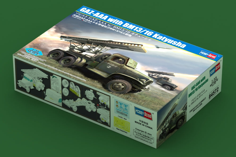 Hobby Boss HB84572 Gaz-AAA with BM13/16 Katyusha 1:35
