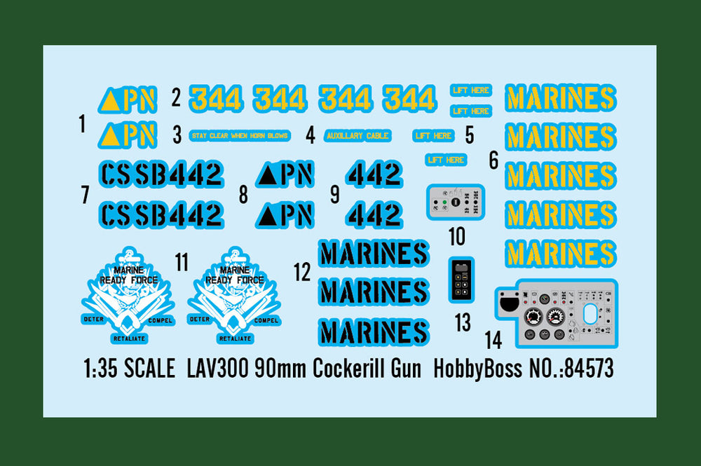 Hobby Boss HB84573 1:35 LAV300 90mm Cockerill Gun