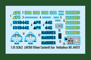Hobby Boss HB84573 1:35 LAV300 90mm Cockerill Gun