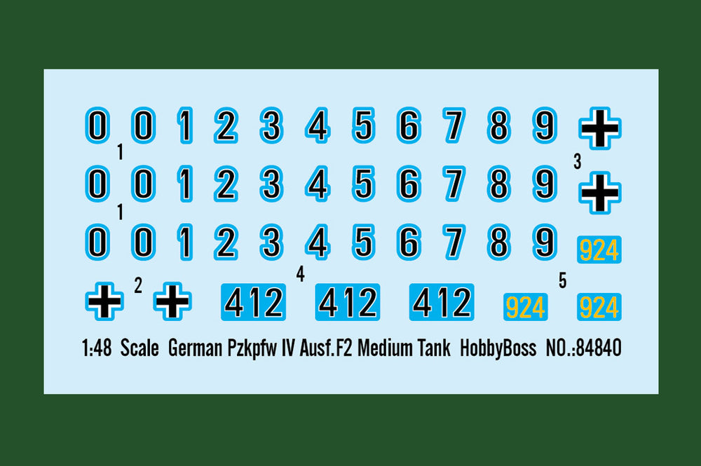Hobby Boss HB84840 1:48 Pz.kpfw.IV Ausf.F2 Medium Tank The Panzerkampfwagen IV