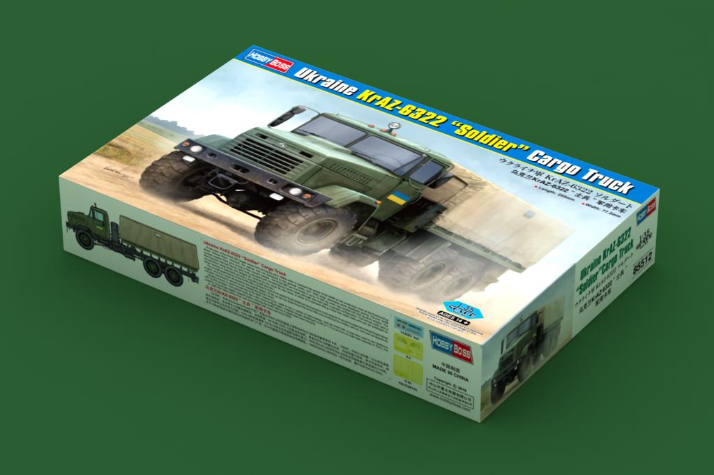 Hobby Boss HB85512 1:35 Ukraine KrAZ-6322 Soldier Cargo Truck