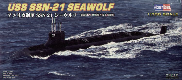 Hobby Boss HB87003 1:700 USS Seawolf SSN-21 Submarine