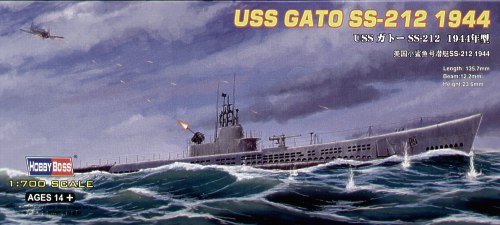 Hobby Boss HB87013 1:700 USS Gato Class SS-212 1944