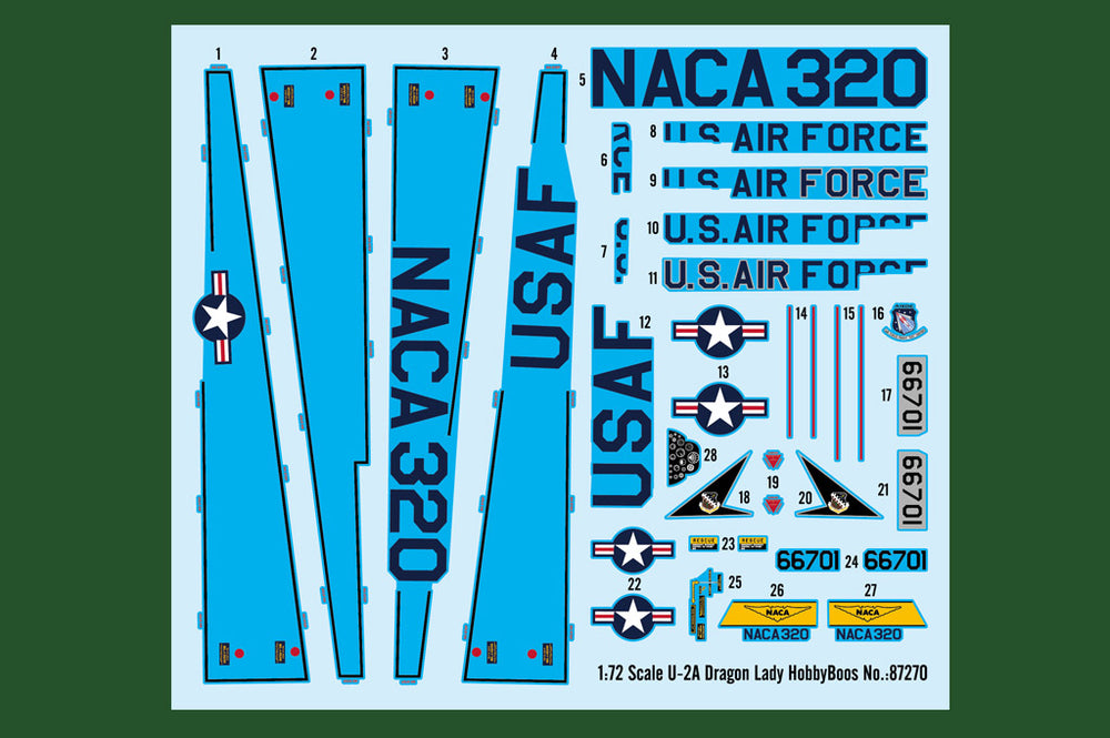 Hobby Boss HB87270 Lockheed U-2A Dragon Lady 1:72